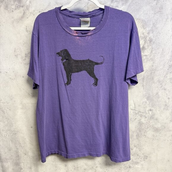 Vintage 90s The Black Dog Marthas Vineyard T Shirt Mens L 20.5x27 USA - Picture 1 of 14